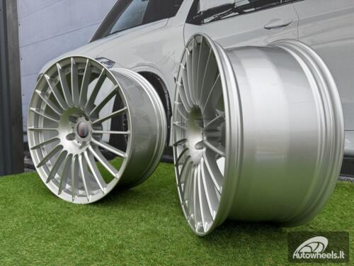 Ratlankis Forged New Alpina Style R21X9.5J 5X112 ET40 66.6 Silver