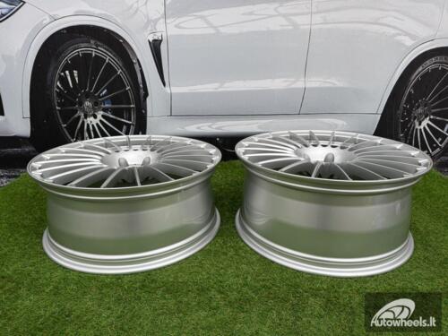 Ratlankis Forged New Alpina Style R21X9.5J 5X112 ET40 66.6 Silver