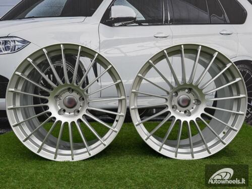 Ratlankis Forged New Alpina Style R21X8.5J 5X120 ET35 72.6 Silver