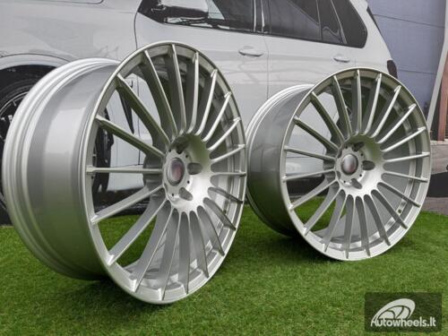 Ratlankis Forged New Alpina Style R21X9.5J 5X120 ET40 72.6 Silver