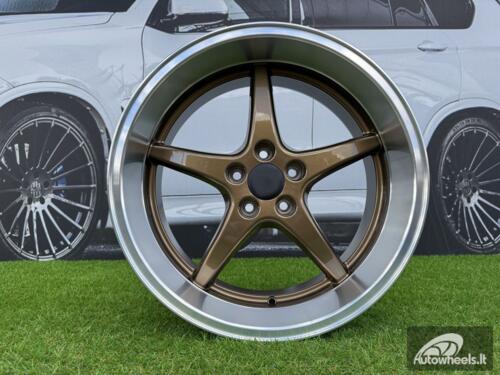 Ratlankis Volvo Ocean MK 18  R18X8.5 5X108 ET6 65.1 Bronze with Diamond Cut Lip (240, 740, 940)