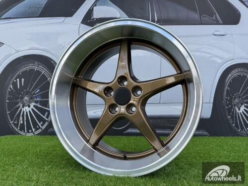 Ratlankis Volvo Ocean MK 18  R18X8.5 5X108 ET6 65.1 Bronze with Diamond Cut Lip (240, 740, 940)