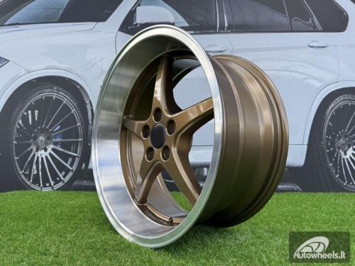 Ratlankis Volvo Ocean MK 18  R18X8.5 5X108 ET6 65.1 Bronze with Diamond Cut Lip (240, 740, 940)