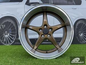 Ratlankis Volvo Ocean MK 18  R18X8.5 5X108 ET6 65.1 Bronze with Diamond Cut Lip (240, 740, 940)