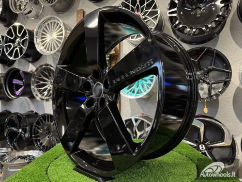 Ratlankis Forged Land Rover Defender Style R22X9.5J 5X120 ET40 72.6 Gloss Black