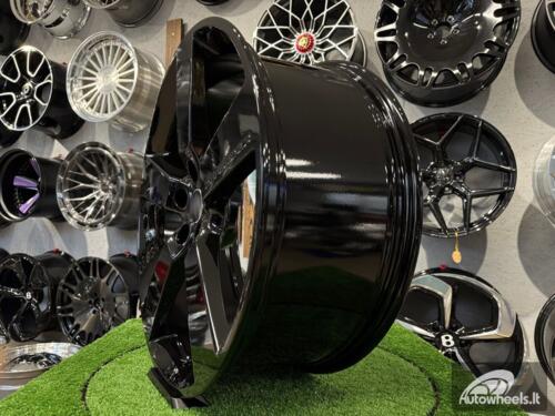 Ratlankis Forged Land Rover Defender Style R22X9.5J 5X120 ET40 72.6 Gloss Black