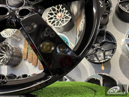 Ratlankis Forged Land Rover Defender Style R22X9.5J 5X120 ET40 72.6 Gloss Black