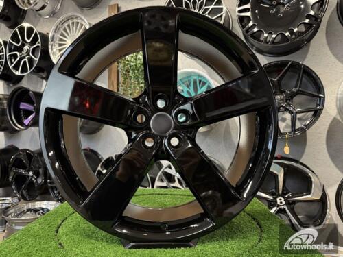 Ratlankis Land Rover Defender Style R22X9.5J 5X120 ET40 72.6 Gloss Black
