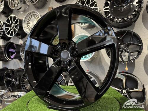 Ratlankis Land Rover Defender Style R22X9.5J 5X120 ET40 72.6 Gloss Black