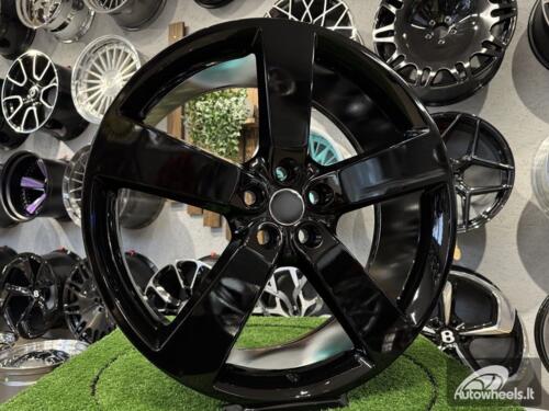Ratlankis Land Rover Defender Style R22X9.5J 5X120 ET40 72.6 Gloss Black