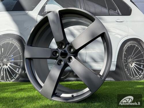 Ratlankis Forged Land Rover Defender Style R22X9.5J 5X120 ET40 72.6 Satin Grey