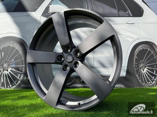 Ratlankis Forged Land Rover Defender Style R22X9.5J 5X120 ET40 72.6 Satin Grey