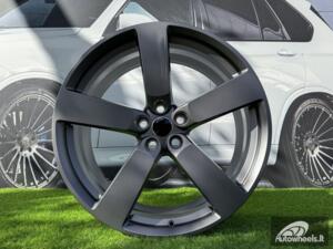 Ratlankis Forged Land Rover Defender Style R22X9.5J 5X120 ET40 72.6 Satin Grey