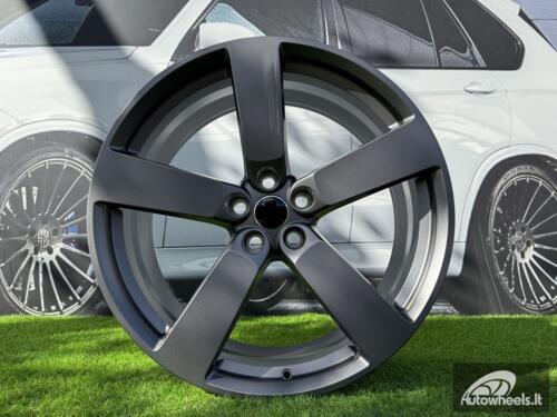 Ratlankis Land Rover Defender Style R22X9.5J 5X120 ET40 72.6 Satin Grey