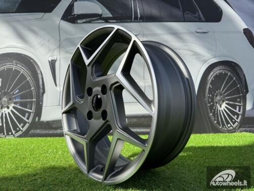 Ratlankis Ford Fiesta ST Style R17X6.5J 4X108 ET38 63.4 Grey with Diamond Cut