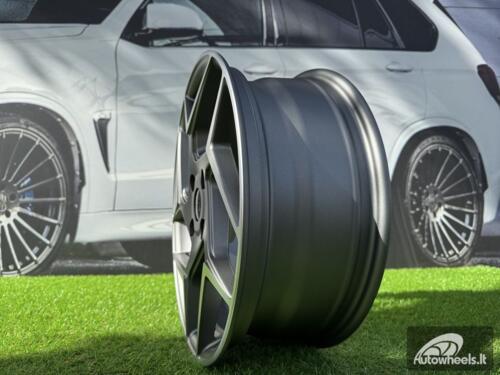 Ratlankis Ford Fiesta ST Style R17X6.5J 4X108 ET38 63.4 Grey with Diamond Cut
