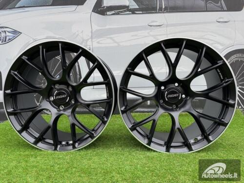 Ratlankis Rays G016 Style R19X8.5J 5X114.3 ET40 73.1 Satin Black with Diamond Cut Lip