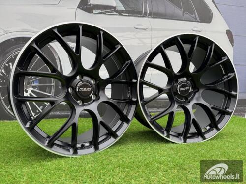 Ratlankis Rays G016 Style R19X8.5J 5X114.3 ET40 73.1 Satin Black with Diamond Cut Lip