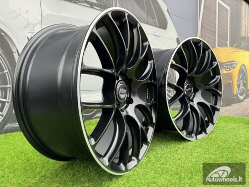 Ratlankis Rays G016 Style R19X8.5J 5X114.3 ET40 73.1 Satin Black with Diamond Cut Lip