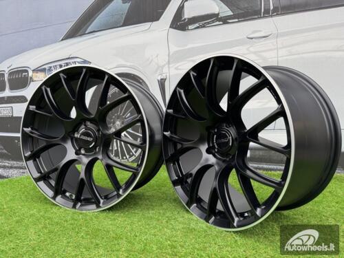 Ratlankis Rays G016 Style R19X8.5J 5X114.3 ET40 73.1 Satin Black with Diamond Cut Lip