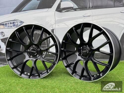 Ratlankis Rays G016 Style R19X9.5J 5X114.3 ET40 73.1 Satin Black with Diamond Cut Lip