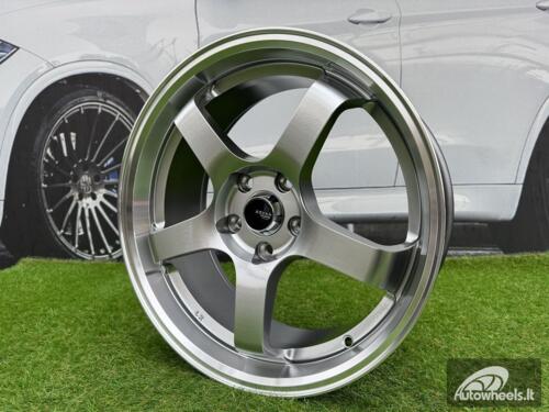 Ratlankis Advan Racing GT Style R17X7.5J 5X108 ET35 73.1 Hyper Black with Diamond Cut Lip