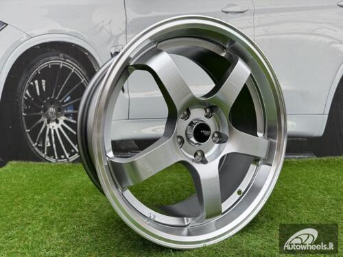 Ratlankis Advan Racing GT Style R17X7.5J 5X108 ET35 73.1 Hyper Black with Diamond Cut Lip