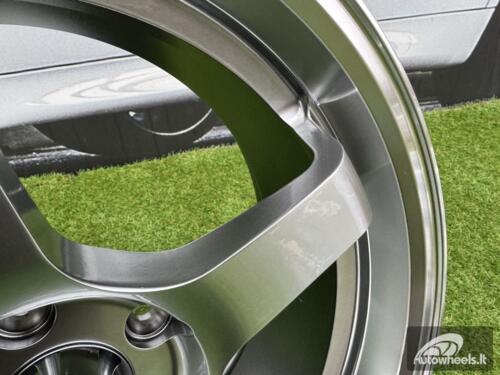 Ratlankis Advan Racing GT Style R17X7.5J 5X108 ET35 73.1 Hyper Black with Diamond Cut Lip