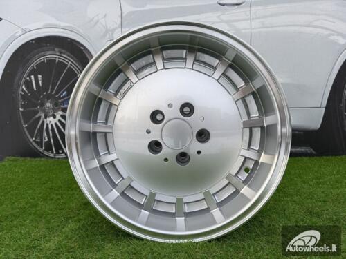 Ratlankis R16x8  5X112  ET  11  66.6  SW355  Silver+Polished Lip (SP)  For MER  (P1)  (Rear+Front)