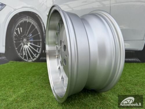 Ratlankis R16x8  5X112  ET  11  66.6  SW355  Silver+Polished Lip (SP)  For MER  (P1)  (Rear+Front)