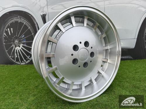 Ratlankis R16x8  5X112  ET  11  66.6  SW355  Silver+Polished Lip (SP)  For MER  (P1)  (Rear+Front)