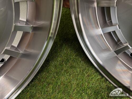 Ratlankis R16x8  5X112  ET  11  66.6  SW355  Silver+Polished Lip (SP)  For MER  (P1)  (Rear+Front)