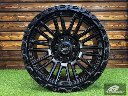 Ratlankis R20x9.5  8X165/170  ET  M18  125.1  A1892  Black Matt (BM)  For 4X4  (P)