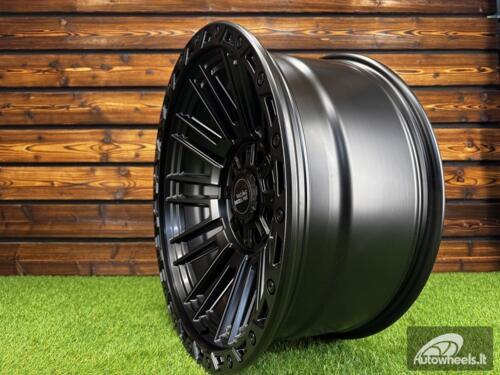 Ratlankis R20x9.5  8X165/170  ET  M18  125.1  A1892  Black Matt (BM)  For 4X4  (P)