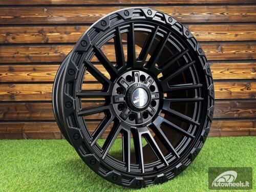 Ratlankis R20x9.5  8X165/170  ET  M18  125.1  A1892  Black Matt (BM)  For 4X4  (P)