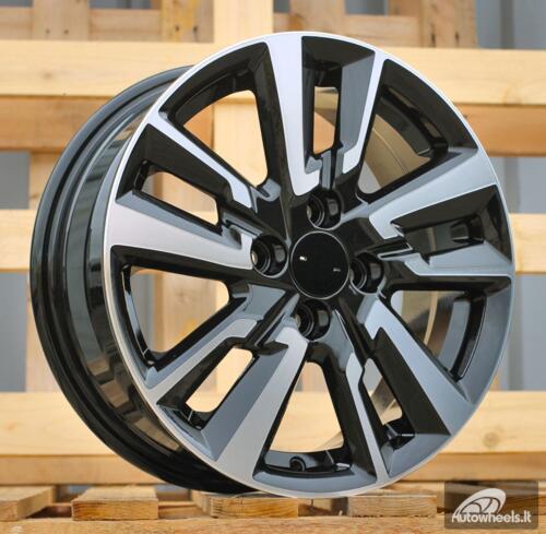 Ratlankis R15x6  4X100  ET  40  60.1  A5831  Black Polished (MB)  For NISS  (P)