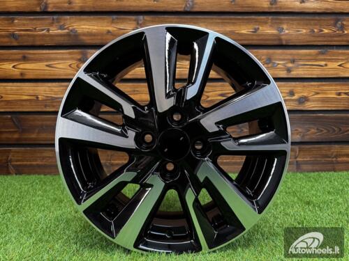 Ratlankis R15x6  4X100  ET  40  60.1  A5831  Black Polished (MB)  For NISS  (P)