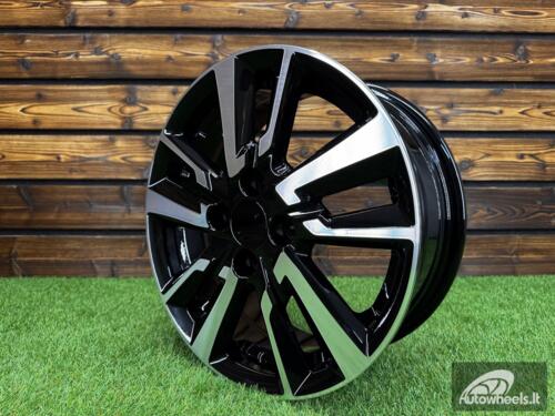 Ratlankis R15x6  4X100  ET  40  60.1  A5831  Black Polished (MB)  For NISS  (P)