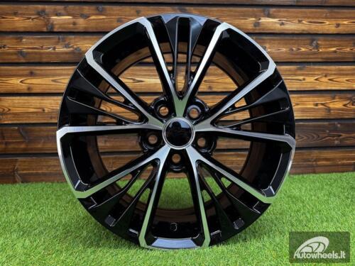 Ratlankis R18x8  5X114.3  ET  40  60.1  A5908  Black Polished (MB)  For TOYOT  (P)