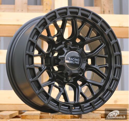 Ratlankis R16x8  6X139.7  ET  M10  110.5  A6274  Black Half Matt (BLHM)  For 4X4  (P)