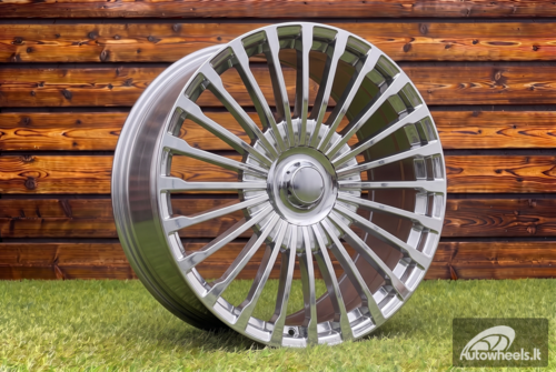 Ratlankis R23x11  5X112  ET  47  66.6  F138  Full Polished (FPL)  For MER  (P1)  (HYBRID FORGED Rear+Front)