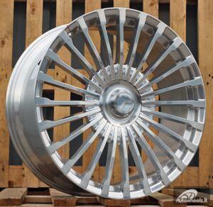 Ratlankis R23x11  5X112  ET  47  66.6  F138  Full Polished (FPL)  For MER  (P1)  (HYBRID FORGED Rear+Front)