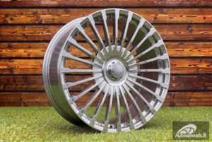 Ratlankis R23x11  5X112  ET  47  66.6  F138  Full Polished (FPL)  For MER  (P1)  (HYBRID FORGED Rear+Front)