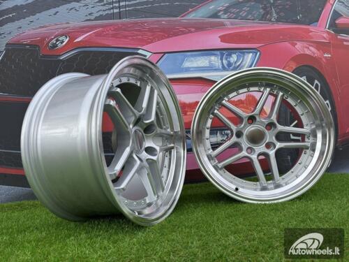 Ratlankis R17x8.5  5X120  ET  30  72.6  A5863  Silver+Polished Lip (SP)  For BMW  (P)  (Rear+Front)