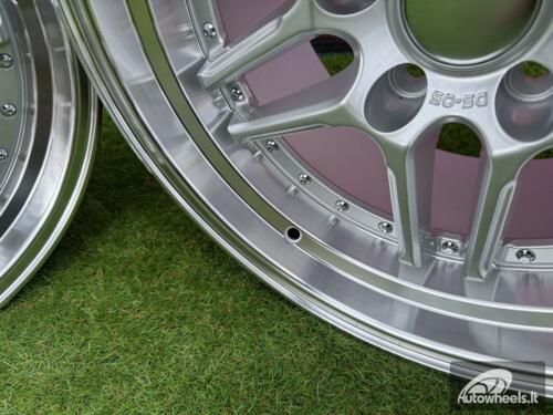 Ratlankis R17x8.5  5X120  ET  30  72.6  A5863  Silver+Polished Lip (SP)  For BMW  (P)  (Rear+Front)