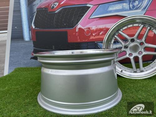 Ratlankis R17x8.5  5X120  ET  30  72.6  A5863  Silver+Polished Lip (SP)  For BMW  (P)  (Rear+Front)