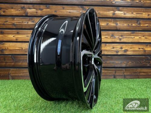 Ratlankis R17x7.5  5X114.3  ET  40  60.1  A5908  Black Polished (MB)  For TOYOT  (P)