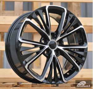 Ratlankis R17x7.5  5X114.3  ET  40  60.1  A5908  Black Polished (MB)  For TOYOT  (P)
