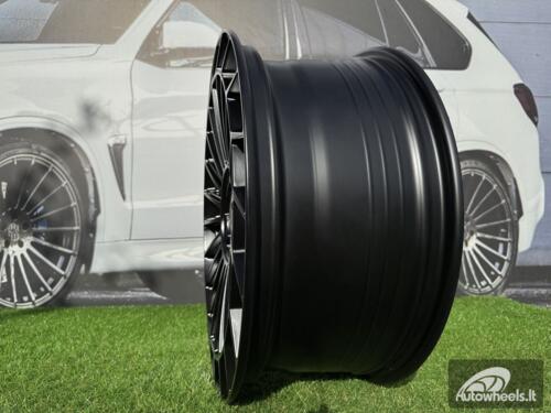Ratlankis R21x10  5X112  ET  44  66.6  FBX162  (I0359)  Black Half Matt (BLHM)  For MER  (A+M)  (HYBRID FORGED Rear+Front)