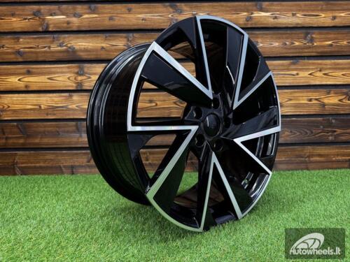 Ratlankis R18x8  5X112  ET  41  57.1  FE181  (YF5698)  Black Polished (MB)  For SKODA  (A)  (HYBRID FORGED)